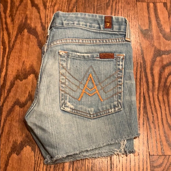 7 For All Mankind jean shorts, size 27 - Picture 2 of 4